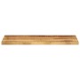Tablero mesa rectangular madera maciza mango rugosa 90x20x2,5cm