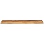 Tablero de mesa rectangular madera mango rugosa 110x20x2,5 cm