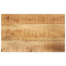 Tablero de mesa rectangular madera mango rugosa 60x30x2,5 cm