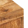 Mesa de Noche Marrón 35 x 33 x 48 cm Madera de mango maciza