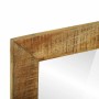 Espejo de baño con estante Marrón Madera Sólida de Mango Rugosa