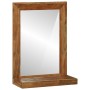 Espejo de baño Marrón 50 x 22 x 70 cm Madera Sólida de Acacia