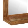 Espejo de baño Marrón 50 x 22 x 70 cm Madera Sólida de Acacia