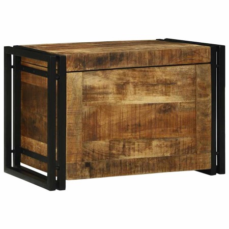 Caja de Almacenamiento 60 x 40 x 41 cm madera maciza de mango