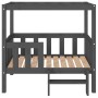 Bett für Hunde aus massiver Kiefer in Grau, 95,5x73,5x90 cm. von vidaXL, Betten für Hunde - Ref: Foro24-822384, Preis: 104,05...