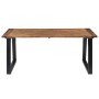 Mesa de comedor madera maciza de acacia 180x90 cm en Mesas de cocina y de comedor | Comprar online en Foro24