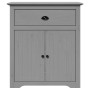 Mueble de entrada BODO gris 80x35x90 cm