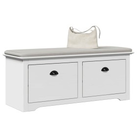 Banco de recibidor BODO blanco 114x40x45 cm Banco de recibidor BODO blanco 114x40x45 cm