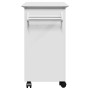 Carrito de cocina BODO blanco 72x45x80 cm