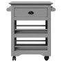 Carrito de cocina BODO gris 67,5x45x80 cm