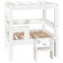Hundebett aus massivem Kiefernholz weiß 55,5x53,5x60 cm von vidaXL, Betten für Hunde - Ref: Foro24-822368, Preis: 67,11 €, Ra...