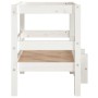 Hundebett aus massivem Kiefernholz weiß 55,5x53,5x60 cm von vidaXL, Betten für Hunde - Ref: Foro24-822368, Preis: 67,11 €, Ra...