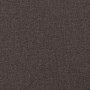 Silla mecedora de tela marrón oscuro 74x90x102 cm