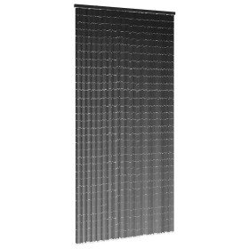 Cortina para puerta insectos gris claro 90x220cm bambú
