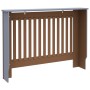 Cubierta para radiador MDF gris antracita 112x19x81,5 cm