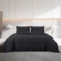 Bettbezug-Set aus heller Mikrofaser in Schwarz, 135 x 200 cm von vidaXL, Bettbezüge - Ref: Foro24-135974, Preis: 17,04 €, Rab...
