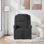 Sillón de masaje reclinable de terciopelo negro