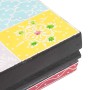 Estanterías con estante 2 pcs Multicolor 40 x 20 x 6 cm