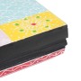 Estanterías con estante 2 pcs Multicolor 60 x 20 x 6 cm