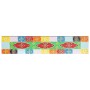Estanterías con estante 2 pcs Multicolor 100 x 20 x 6 cm