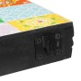 Estanterías con estante 2 pcs Multicolor 100 x 20 x 6 cm
