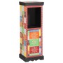 Cómoda Multicolor 30 x 30 x 90 cm Madera maciza de Mango