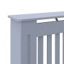 Cubierta para radiador MDF gris antracita 152x19x81,5 cm