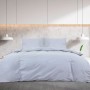 Bettbezug-Set aus hellgrauer Mikrofaser, 155 x 220 cm von vidaXL, Bettbezüge - Ref: Foro24-135959, Preis: 21,49 €, Rabatt: %