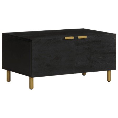 Mesa de centro madera contrachapada negro 80x50x40 cm en Mesas de centro | Comprar online en Foro24