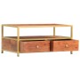Solid acacia wood coffee table 90x50x40 cm by vidaXL, Coffee table - Ref: Foro24-286187, Price: 176,51 €, Discount: %