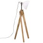 Lámpara de pie blanco 25 W E27 45x45x120 cm
