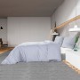 Bettbezug-Set aus hellgrauer Mikrofaser, 135 x 200 cm von vidaXL, Bettbezüge - Ref: Foro24-135957, Preis: 14,63 €, Rabatt: %