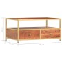 Solid acacia wood coffee table 90x50x40 cm by vidaXL, Coffee table - Ref: Foro24-286187, Price: 176,51 €, Discount: %