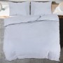 Bettbezug-Set aus hellgrauer Mikrofaser, 200 x 200 cm von vidaXL, Bettbezüge - Ref: Foro24-135954, Preis: 19,36 €, Rabatt: %