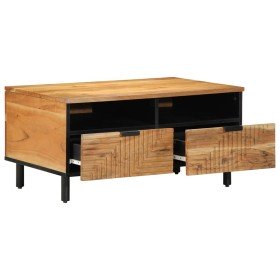 Mesa de Café Marrón 80 x 54 x 40 cm madera maciza de acacia