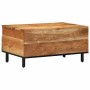 Mesa de Café Marrón 80 x 54 x 40 cm madera maciza de acacia
