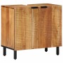 Mueble de Lavabo para Baño Marrón Madera maciza de Acacia
