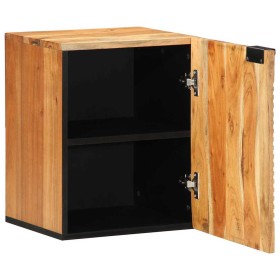 Mueble Colgante para Baño Marrón Madera maciza de Acacia