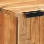 Mueble Colgante para Baño Marrón Madera maciza de Acacia