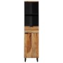 Armario de Baño Marrón 38 x 33 x 160 cm Madera maciza de Acacia