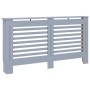 Cubierta para radiador MDF gris antracita 152x19x81,5 cm