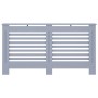 Cubierta para radiador MDF gris antracita 152x19x81,5 cm