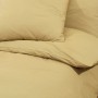 Bettwäsche-Set aus heller Mikrofaser in Taupegrau, 140 x 200 cm von vidaXL, Bettbezüge - Ref: Foro24-135985, Preis: 15,56 €, ...