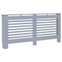 Cubierta para radiador MDF gris antracita 172x19x81,5 cm