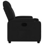 Sillón reclinable de tela negro