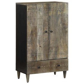 Aparador alto madera maciza de mango 60x33x100 cm