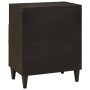 Mesa de Noche con cajón Negro y dorado 50 x 33 x 60 cm