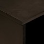 Mesa de Noche con cajón Negro y dorado 50 x 33 x 60 cm