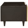 Mesa de Café Negro y dorado 100 x 54 x 40 cm