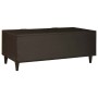 Mesa de Café Negro y dorado 100 x 54 x 40 cm